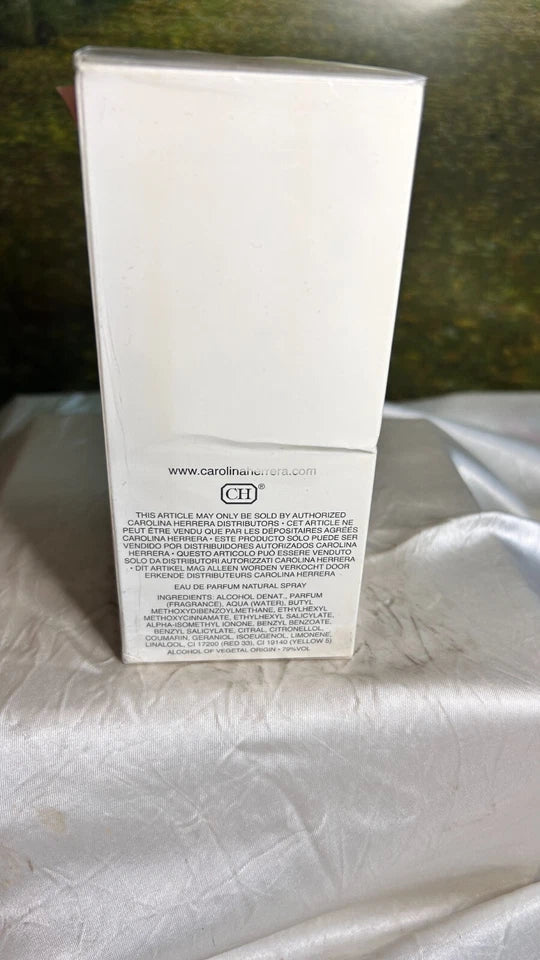 Product packaging with text on a white surface