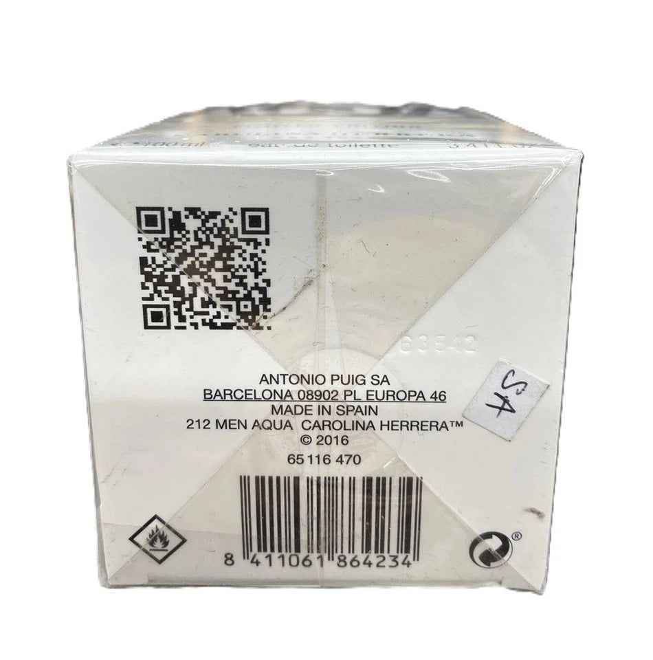 Carolina Herrera 212 Men Aqua Perfume 100ml